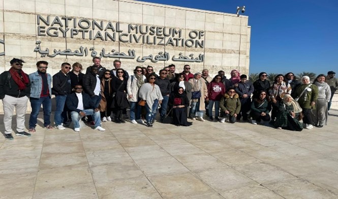 الرحلة العلمية بالقاهرة المتحف القومي للحضارة المصرية  يناير 2024